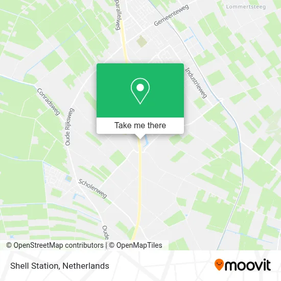 Shell Station map