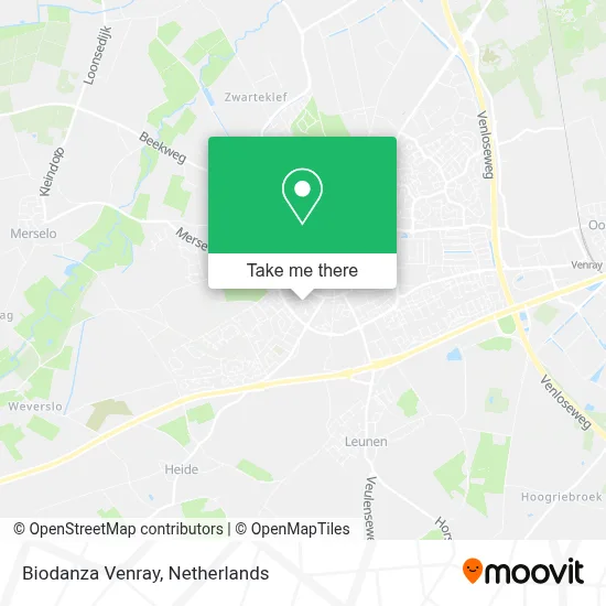 Biodanza Venray map