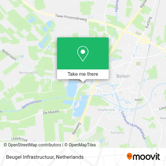 Beugel Infrastructuur map
