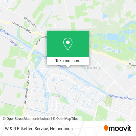 W & R Etiketten Service map