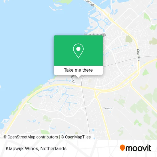 Klapwijk Wines map