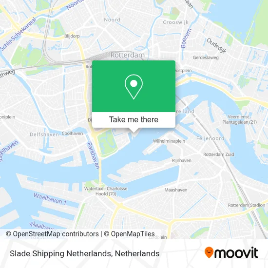 Slade Shipping Netherlands map