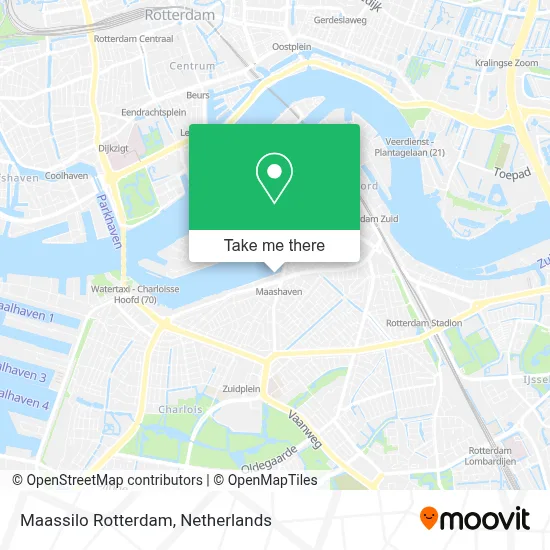 Maassilo Rotterdam Karte