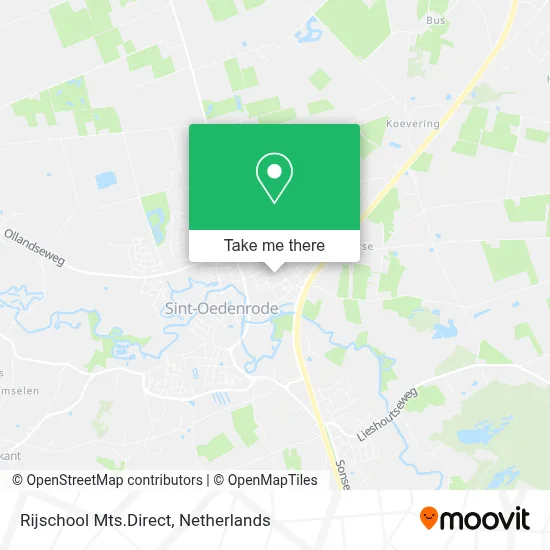 Rijschool Mts.Direct map