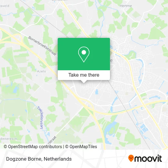 Dogzone Borne map