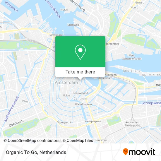 Organic To Go map