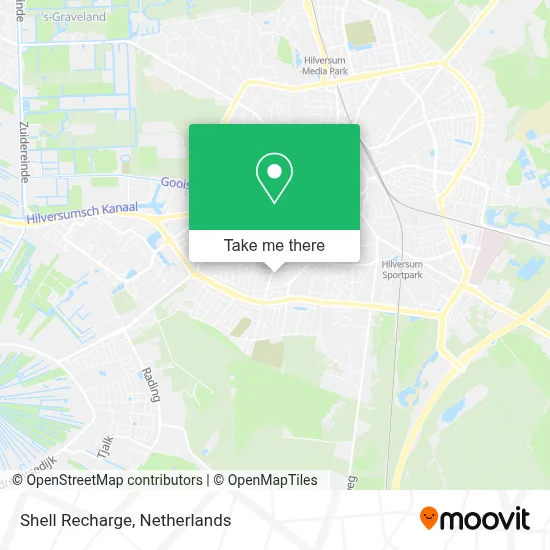 Shell Recharge map