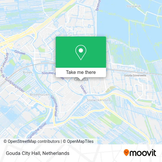 Gouda City Hall map