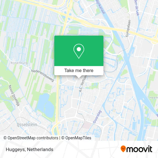 Huggeys map