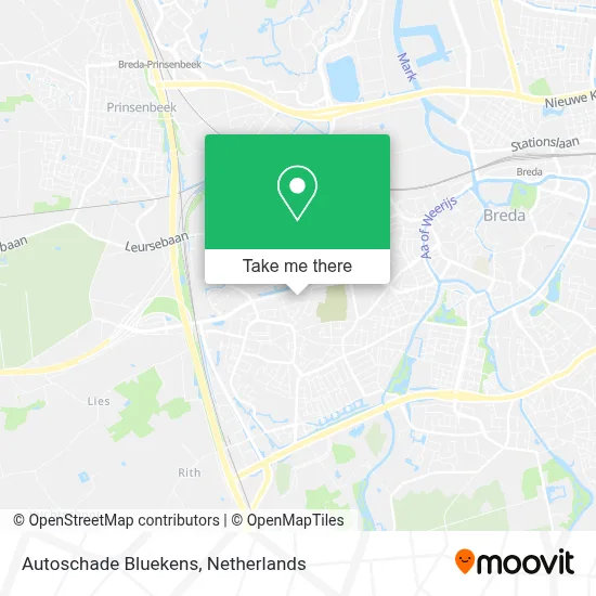 Autoschade Bluekens Karte