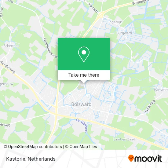 Kastorie map