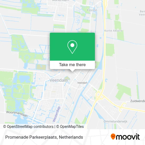 Promenade Parkeerplaats map