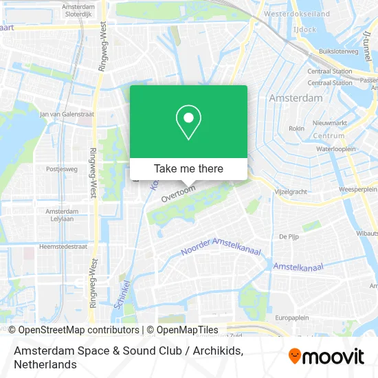 Amsterdam Space & Sound Club / Archikids map