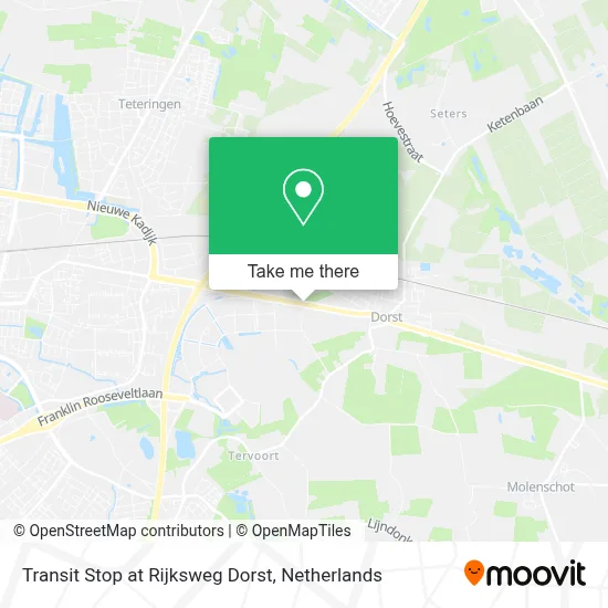 Transit Stop at Rijksweg Dorst map