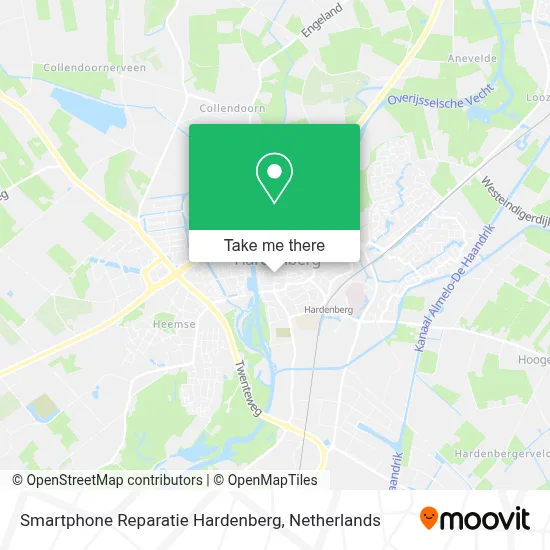 Smartphone Reparatie Hardenberg map