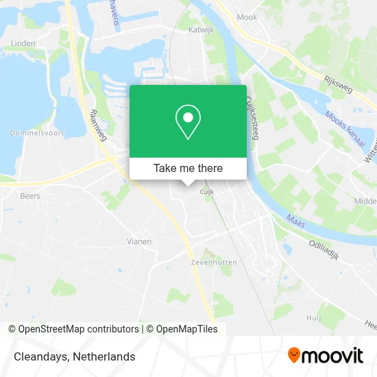 Cleandays map