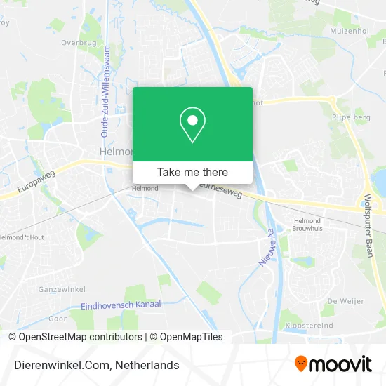 Dierenwinkel.Com map
