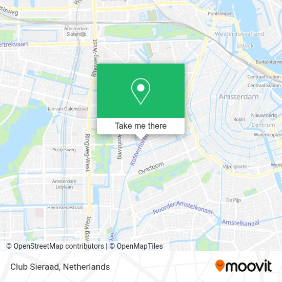Club Sieraad map