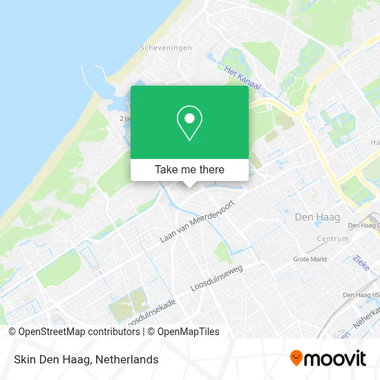 Skin Den Haag map