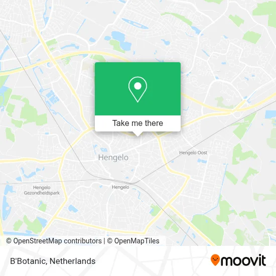 B'Botanic map
