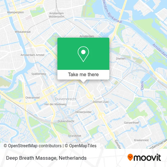 Deep Breath Massage map