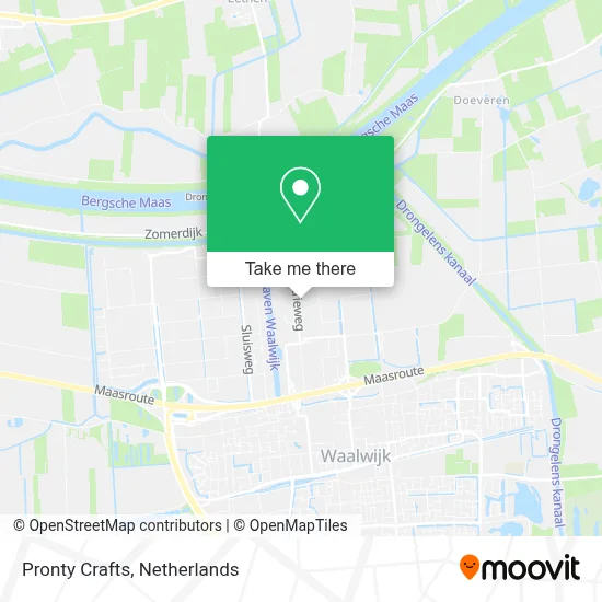 Pronty Crafts map