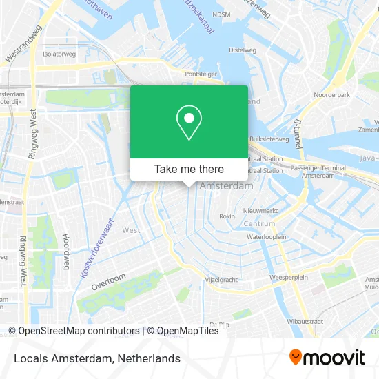 Locals Amsterdam map