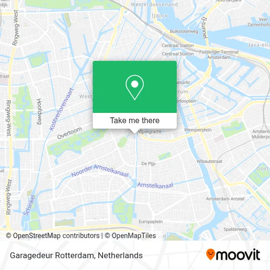 Garagedeur Rotterdam map