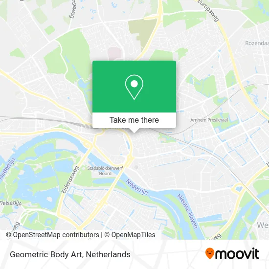 Geometric Body Art map