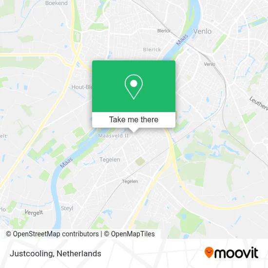 Justcooling map