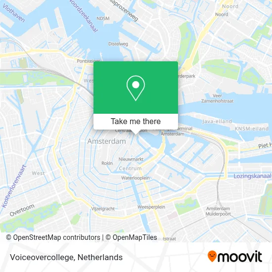 Voiceovercollege map