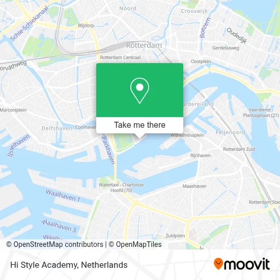 Hi Style Academy map