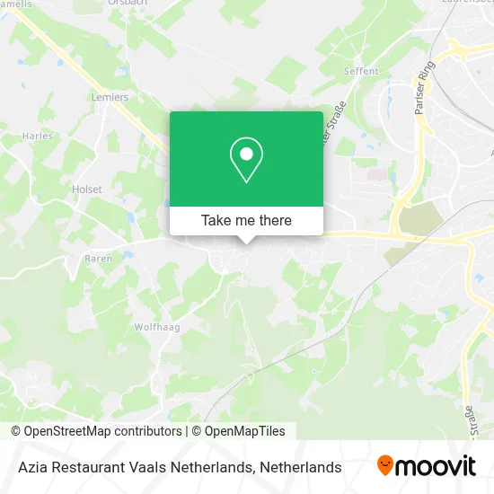 Azia Restaurant Vaals Netherlands map