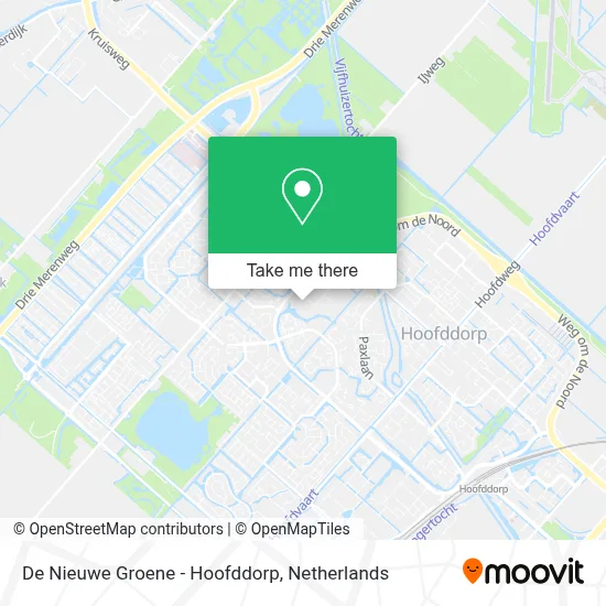 De Nieuwe Groene - Hoofddorp map