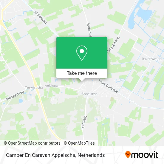 Camper En Caravan Appelscha map