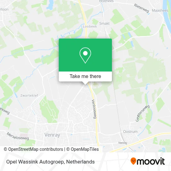 Opel Wassink Autogroep map