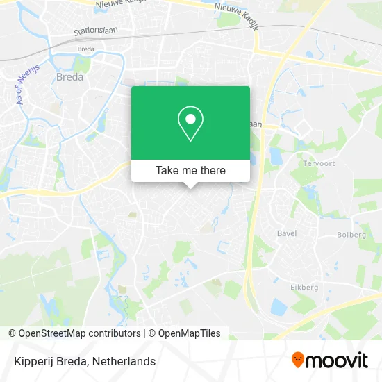 Kipperij Breda map