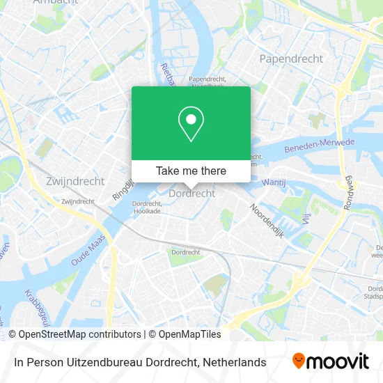 In Person Uitzendbureau Dordrecht map