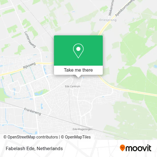 Fabelash Ede map
