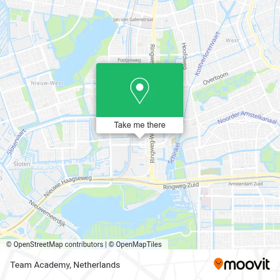 Team Academy map