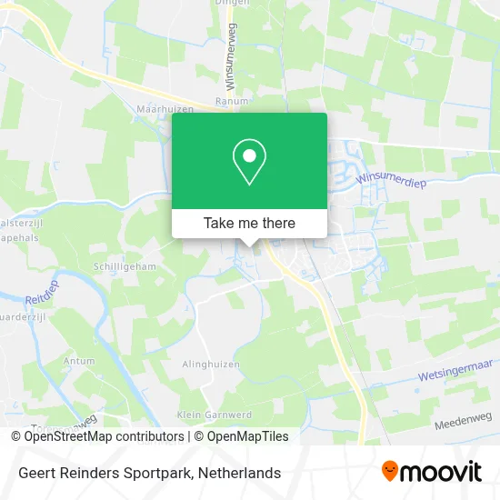 Geert Reinders Sportpark map