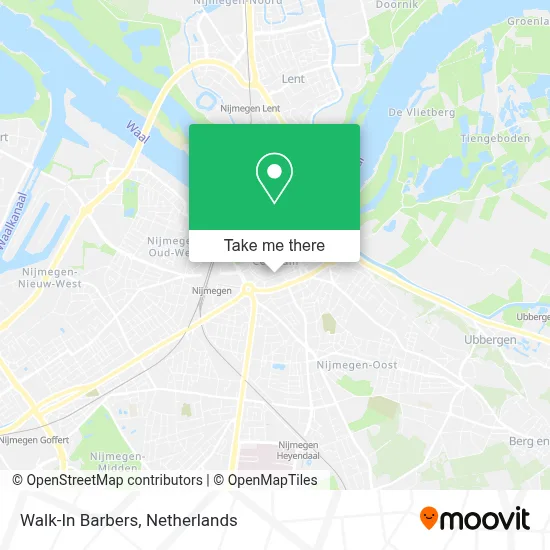 Walk-In Barbers map
