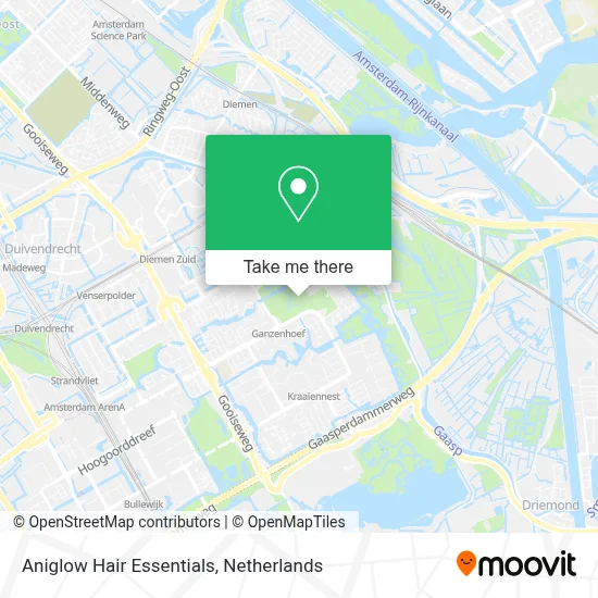 Aniglow Hair Essentials map