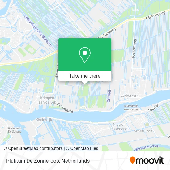 Pluktuin De Zonneroos map