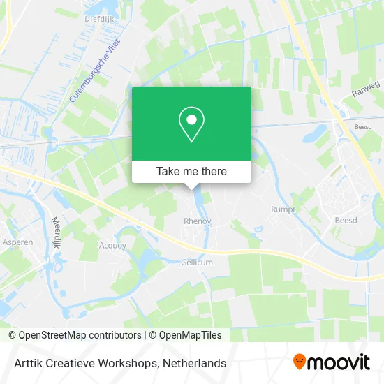 Arttik Creatieve Workshops map