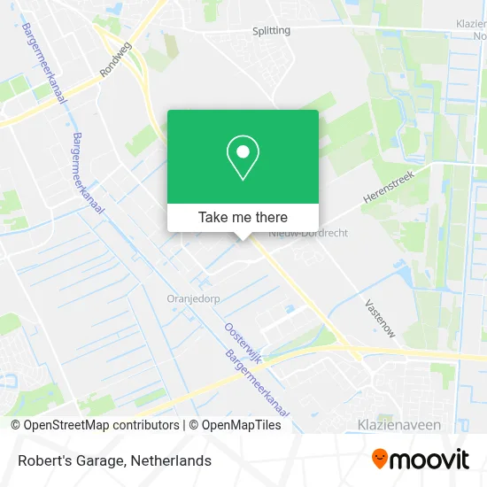 Roberts Garage map