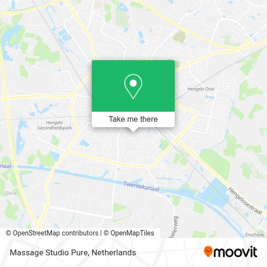 Massage Studio Pure map