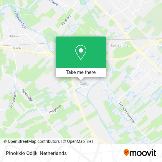 Pinokkio Odijk map