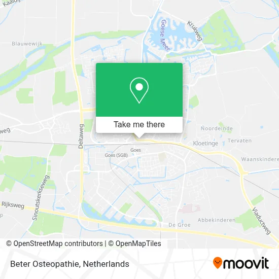 Beter Osteopathie map