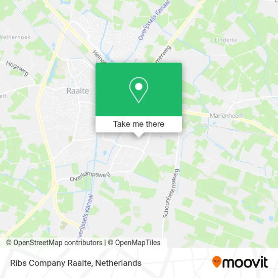 Ribs Company Raalte map